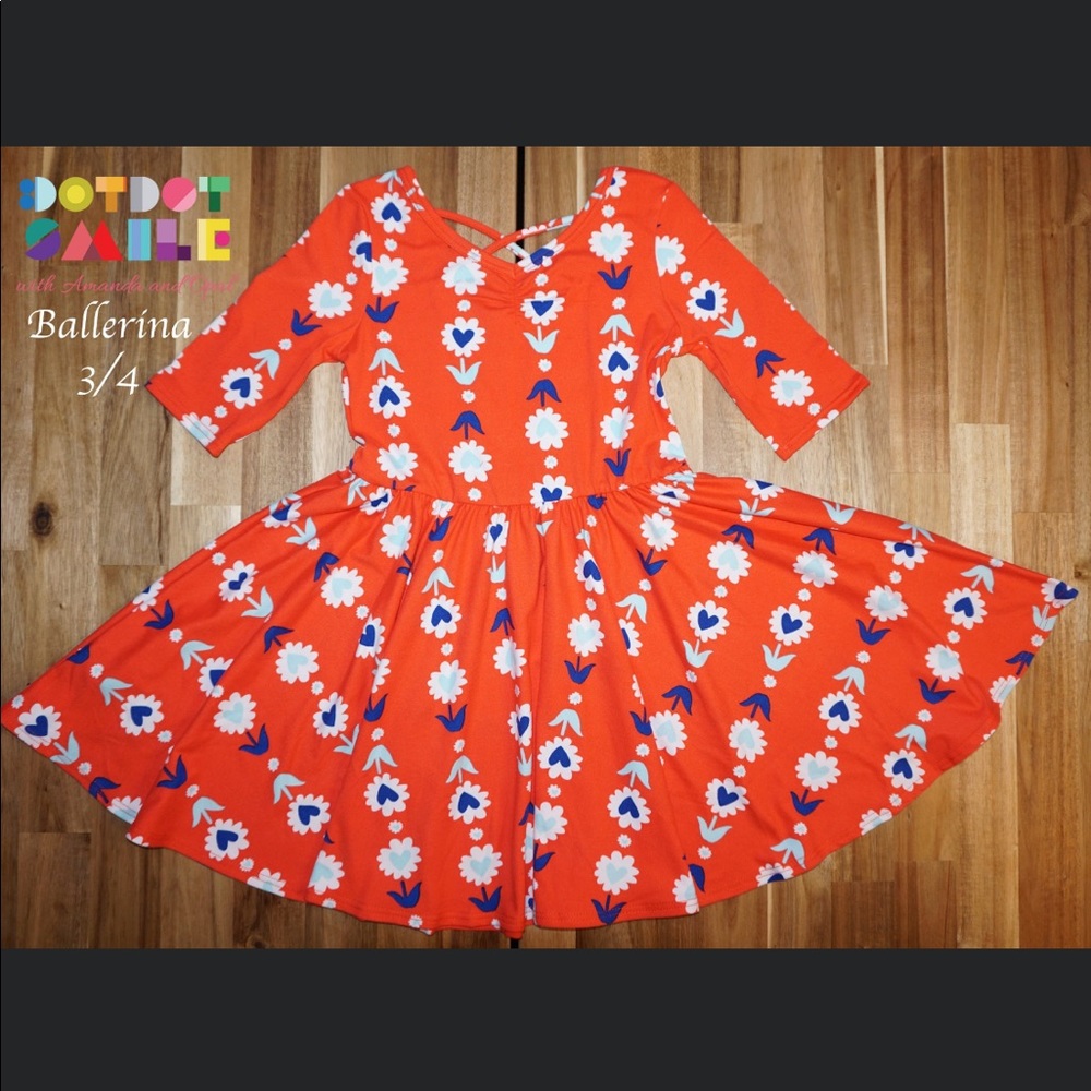 Dot Dot Smile twirly dress size 3/4